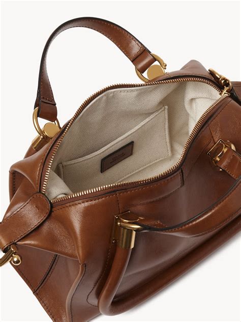 Chloé: Tan Small Paraty 24 Bag 